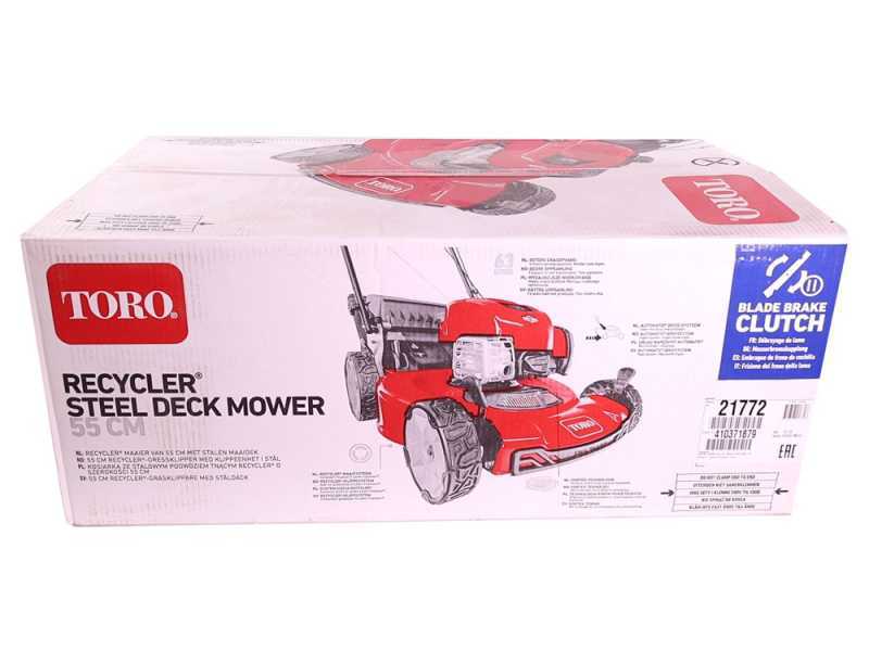 Toro TO-21772 Recycler - Tosaerba a scoppio - Taglio da 55 cm - Motore B&amp;S675 EXI