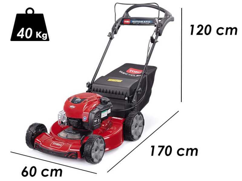 Toro TO-21772 Recycler - Tosaerba a scoppio - Taglio da 55 cm - Motore B&amp;S675 EXI