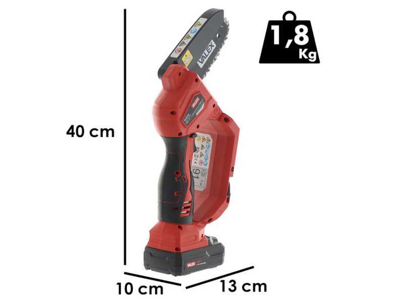 Valex MSB18 - Potatore manuale a batteria - con batteria 18V 2Ah