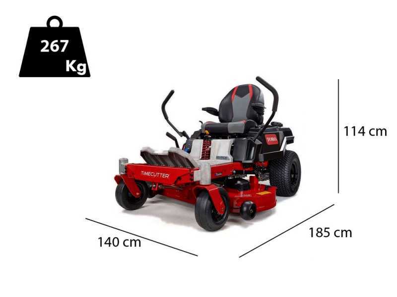 Toro Timecutter MX 4275 T - Trattorino rasaerba professionale a raggio zero - Scarico laterale - Motore Kohler KT