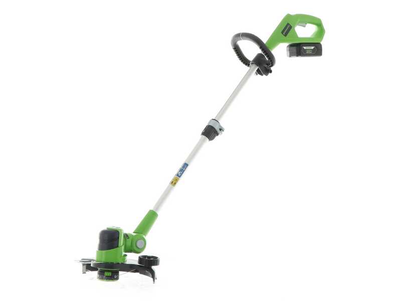Greenworks G48LT30 - Tagliabordi a batteria - 48V 2Ah + Batteria aggiuntiva da 2Ah