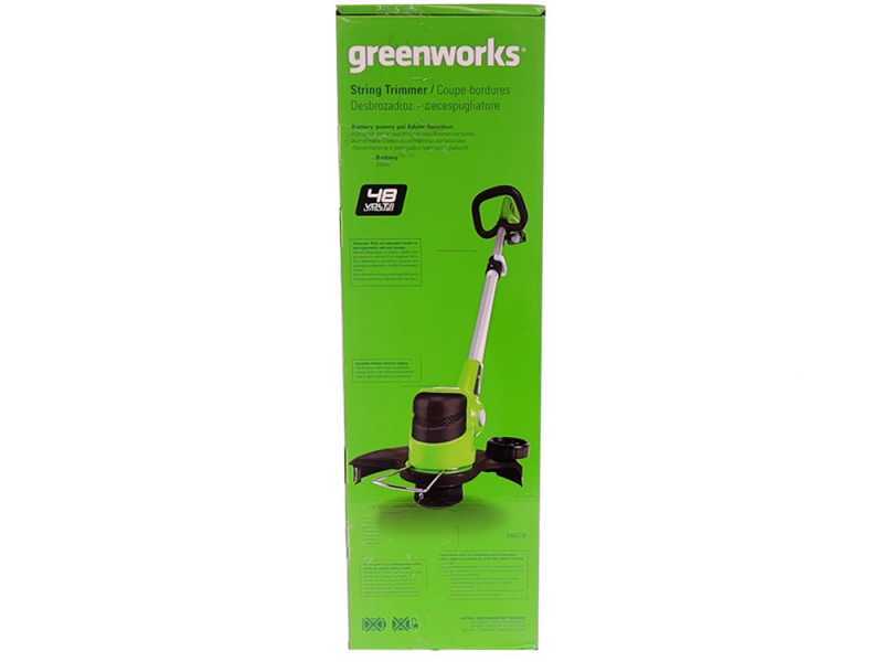 Greenworks G48LT30 - Tagliabordi a batteria - 48V 2Ah