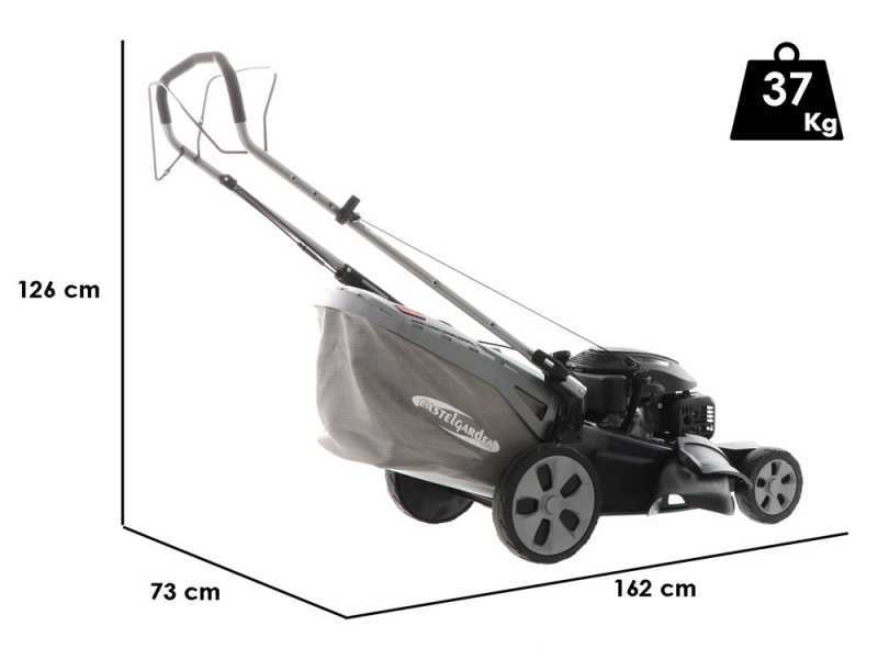 CastelGarden XS 55 S - Rasaerba a scoppio trazionato - 4 in 1 - Taglio 53cm