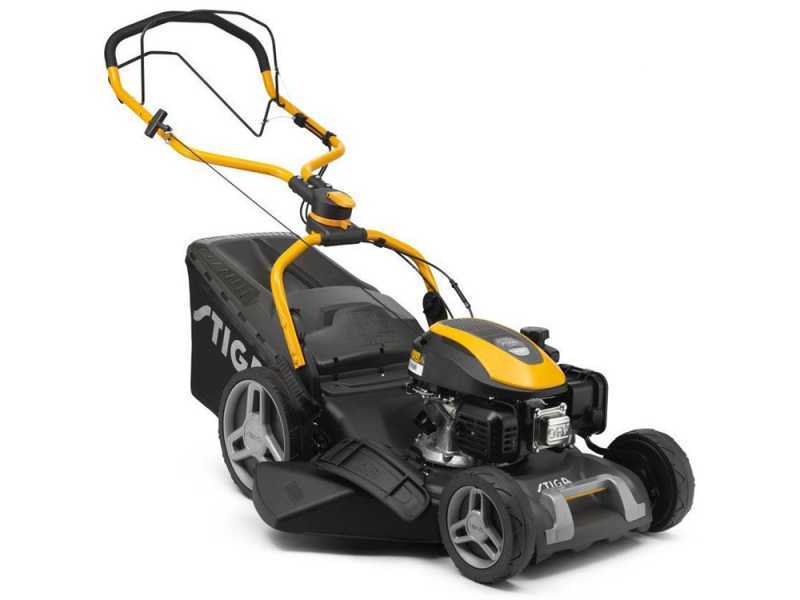 Stiga COMBI 748 S - Tagliaerba a scoppio trazionato - 4 in 1 - Motore ST 140