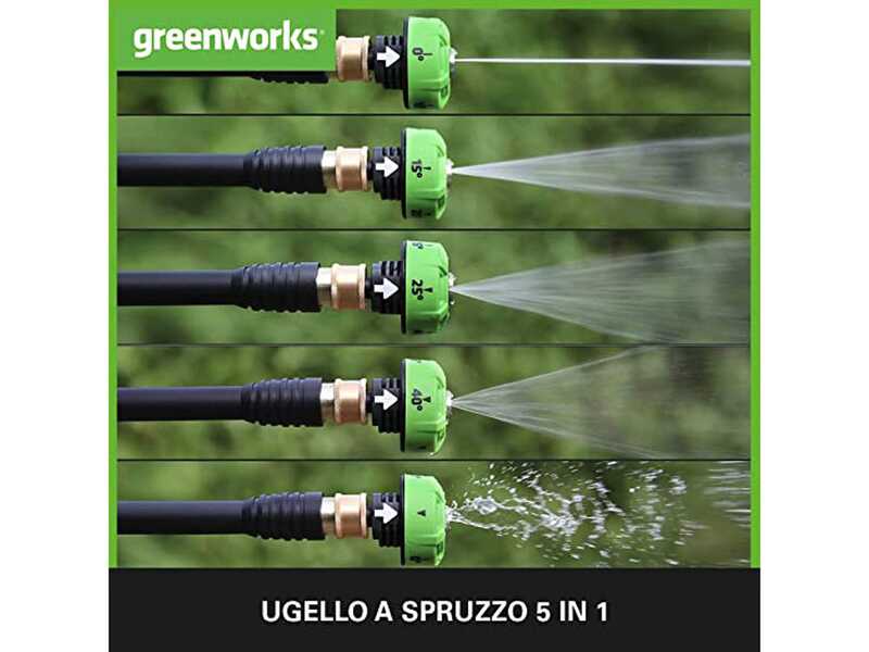 Pistola idropulitrice a batteria Greenworks G24PWX - 24V - SENZA BATTERIE E CARICABATTERIE