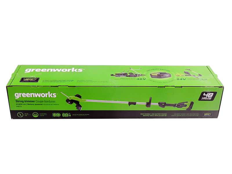 Greenworks G48ST8 - Tagliabordi a batteria - SENZA BATTERIA E CARICABATTERIE