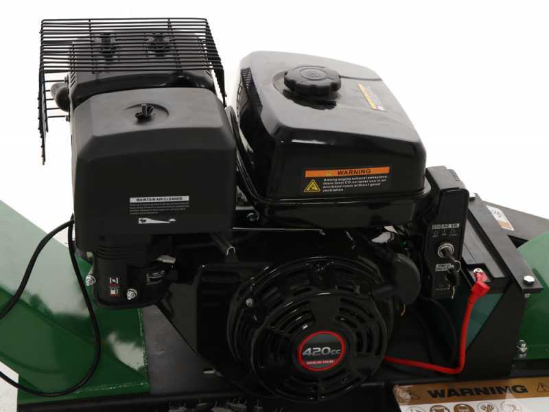 GreenBay Deep LE-330 - Fresaceppi - Motore Loncin 420 cc con avviamento elettrico - Ruota di taglio con 8 frese in carburo di tungsteno