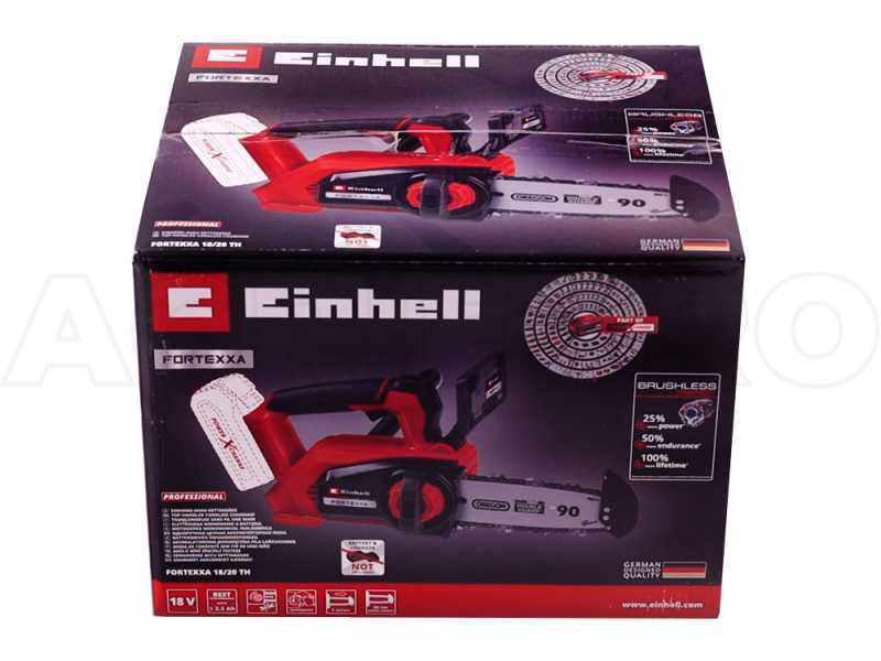 Einhell Fortexxa 18/20 TH - Motosega da potatura a batteria - SENZA BATTERIE E CARICABATTERIE