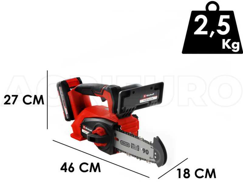 Einhell Fortexxa 18/20 TH - Motosega da potatura a batteria - SENZA BATTERIE E CARICABATTERIE