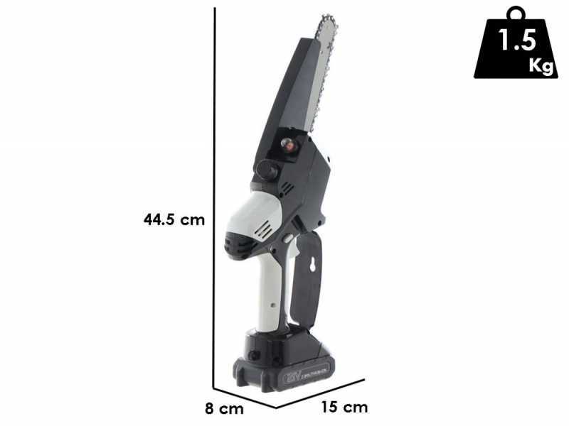 BlackStone HCS 150 - Potatore manuale a batteria - Batteria 21V 2Ah
