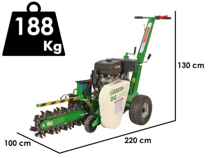 GreenBay DIG LE-600 - Catenaria a scoppio - Loncin G420F