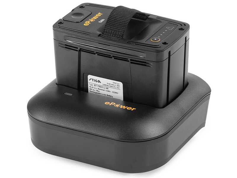 Stiga Combi 748e V - Tagliaerba a batteria - 2x 48V/4Ah - Taglio 46 cm