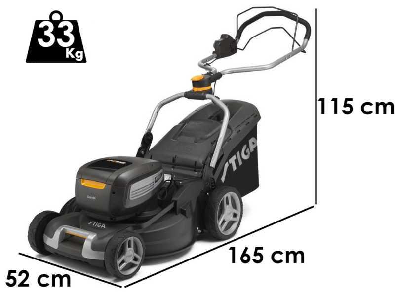 Stiga Combi 950e V - Tagliaerba a batteria 48V - SENZA BATTERIA E CARICABATTERIA