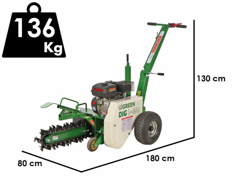 GreenBay DIG L-450 - Catenaria a scoppio - Loncin 196cc