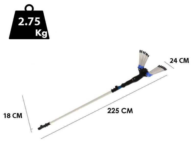 Paterlini V-UP - Abbacchiatore elettrico - 12V - da 2 a 3 metri