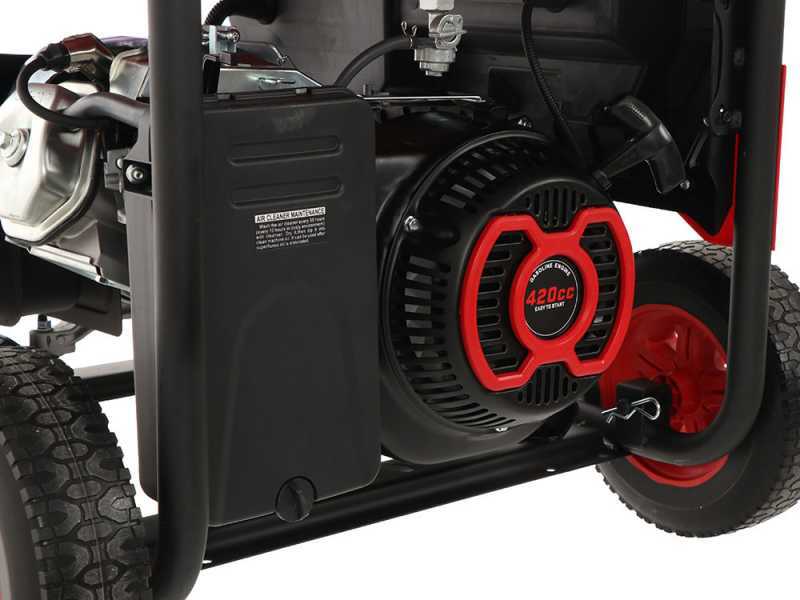 Mosa GE 6900 - Generatore di corrente benzina carrellato 6.5 kW - Continua 6 kW Monofase