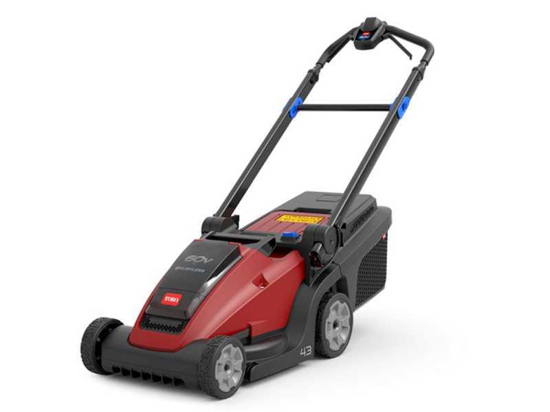 Tosaerba a batteria TORO Recycler  TO-21843 - 60V - 4Ah - Taglio da 43 cm - Cesto da 50 L