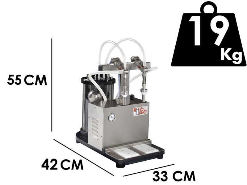 Il-Tec Ultrafiller 2 - Imbottigliatrice a depressione elettrica per liquidi alimentari