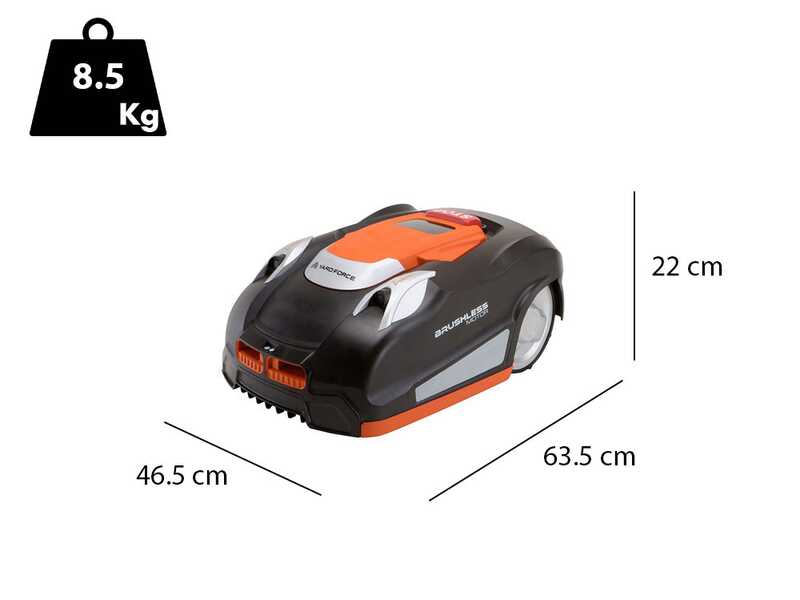 OUTLET - UTILIZZATO PER PROVA DIMOSTRATIVA - Robot rasaerba Yard Force NX80i - Gestione tramite APP con WI-Fi