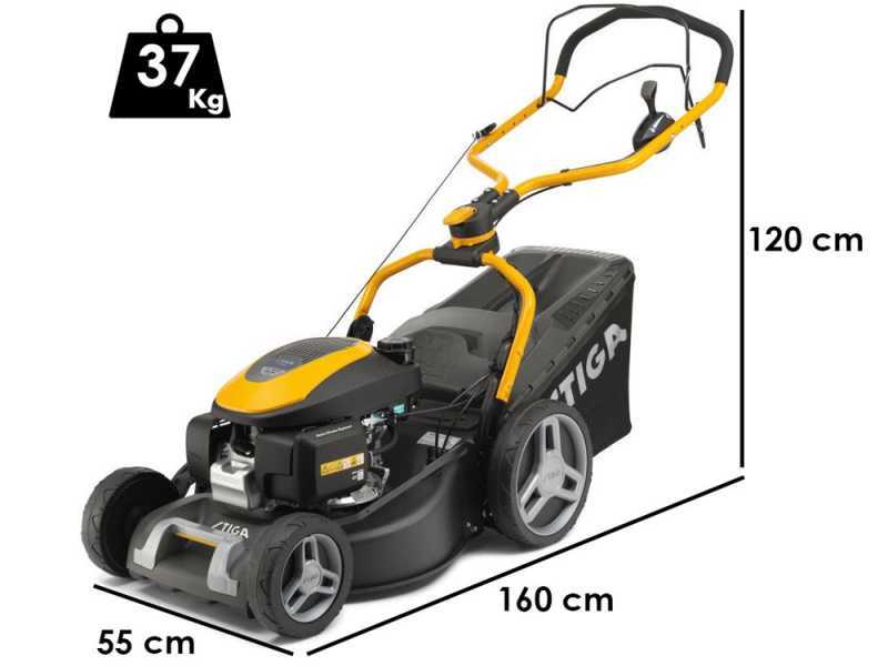 Stiga COMBI 753 V - Tagliaerba a scoppio trazionato - 4 in 1 - Motore Honda GCVx 170
