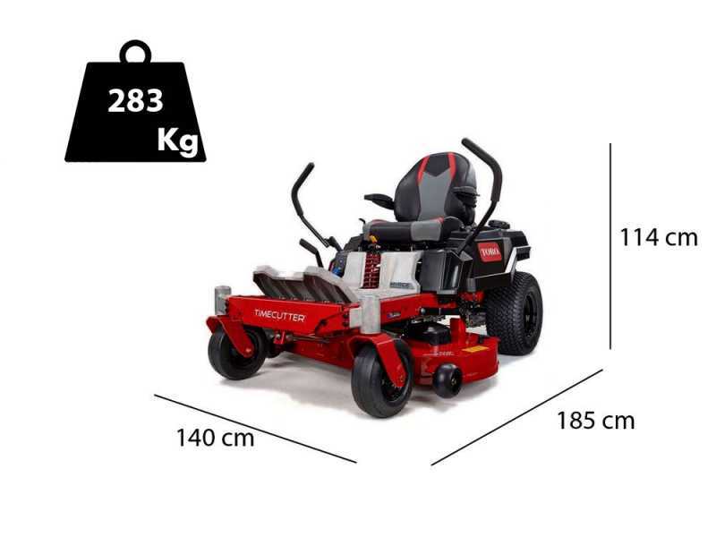 Toro Timecutter MX 5075T - Trattorino rasaerba professionale a raggio zero - Motore Kohler V-Twin - Scarico laterale