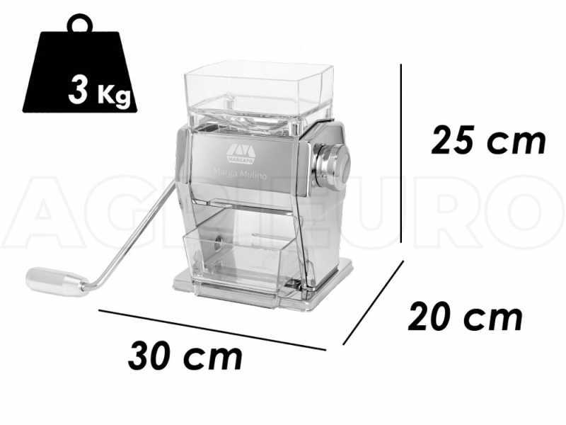 Mulino per farina e fioccatrice manuale MARCATO MARGA