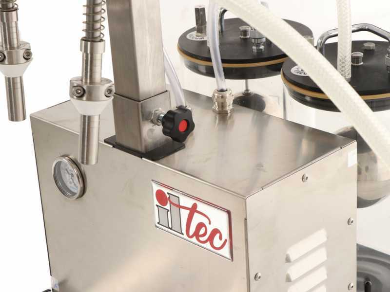 Il-Tec Ultrafiller Dual Fluid - Imbottigliatrice a depressione elettrica per liquidi alimentari