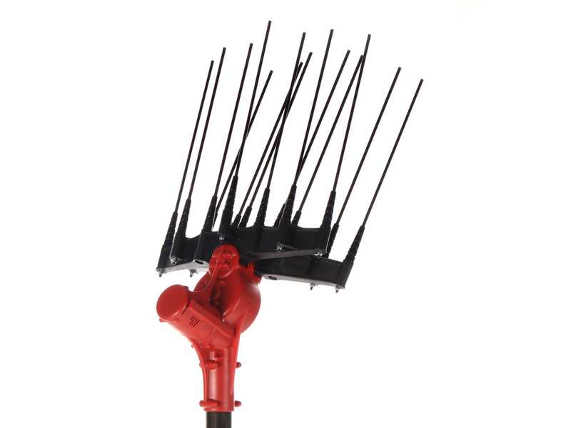 Aima Twist Furia-Evolution - Abbacchiatore a batteria 220-300 cm - Asta alluminio + prolunga