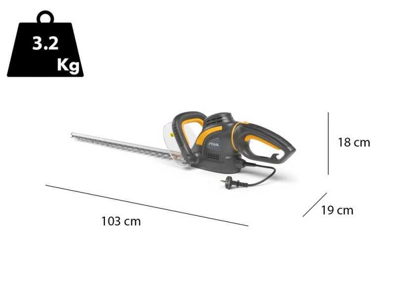 Stiga HT 106c - Tagliasiepi elettrico con lama da 60 cm - 600W