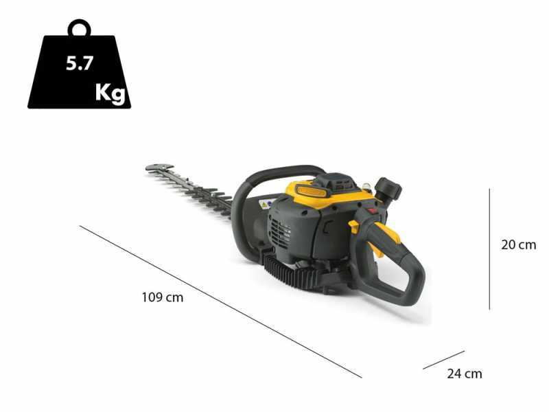 Tagliasiepi a scoppio Stiga HT 725 - Manico orientabile - Lama a doppia azione da 70 cm