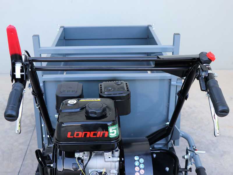 Wortex SFL 300 - Motocarriola cingolata cassone estensibile - Portata 300Kg