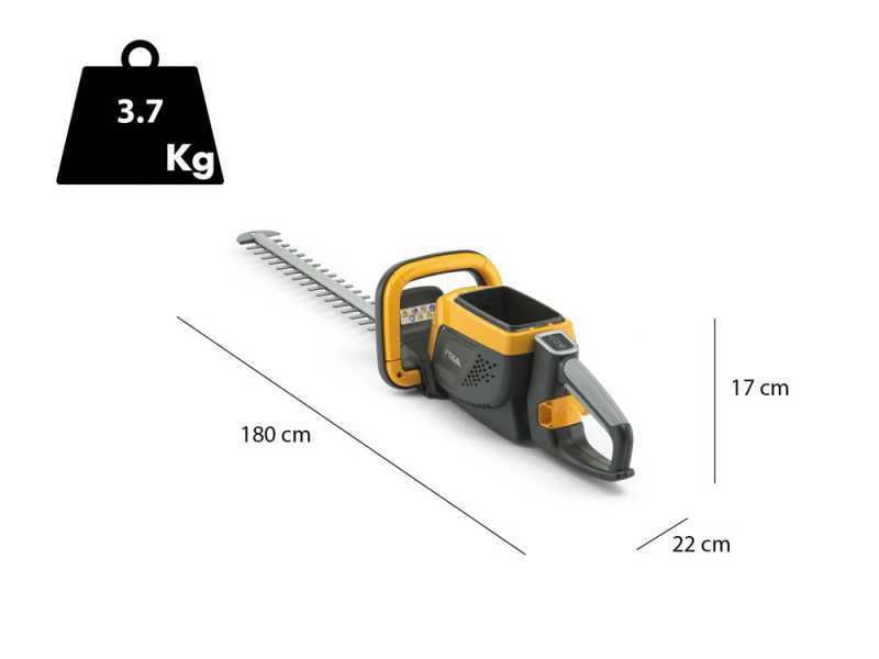 Stiga HT 500e - Tagliasiepi a batteria con lama da 58 cm - SENZA BATTERIA e CARICABATTERIA