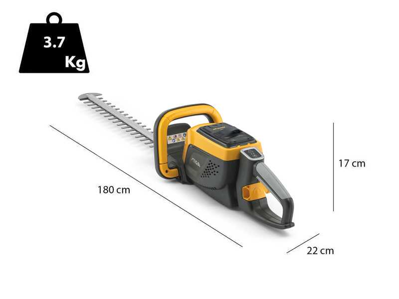 Stiga HT 500e Kit - Tagliasiepi a batteria litio 48V/2Ah - Lama da 58 cm