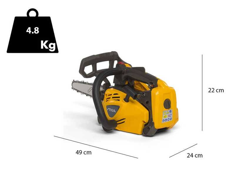Stiga PR 730 C - Motosega a scoppio da potatura - Lama carving da 25cm