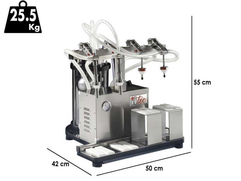 Il-Tec Ultrafiller 4 Mista - Imbottigliatrice a depressione elettrica per liquidi alimentari