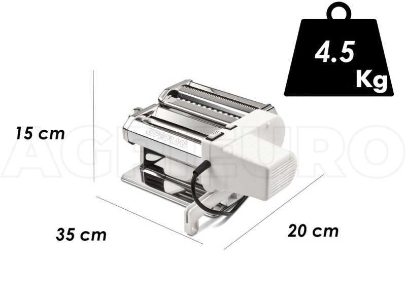 Girmi Pasta Machine - Macchina per la pasta elettrica/manuale in INOX 90W