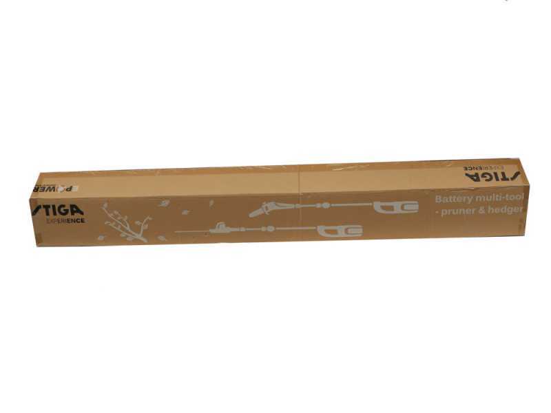 Stiga MT 500e - Tagliasiepi e Potatore su asta di prolunga multifunzione - SENZA BATTERIA E CARICABATTERIE