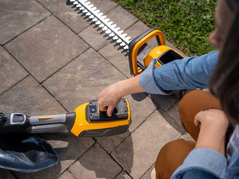 Stiga MT 500e Kit - Tagliasiepi e Potatore su asta di prolunga multifunzione - Batteria e caricabatterie inclusi