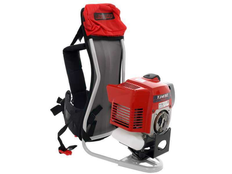 Blue Bird TJ 45 - Scuotitore con gancio a scoppio cm 180 motore a zaino Kawasaki - Scuotiolive