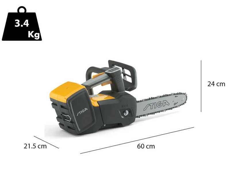 Stiga PR 700e - Elettrosega a batteria 48V 4Ah - Lama da 30cm
