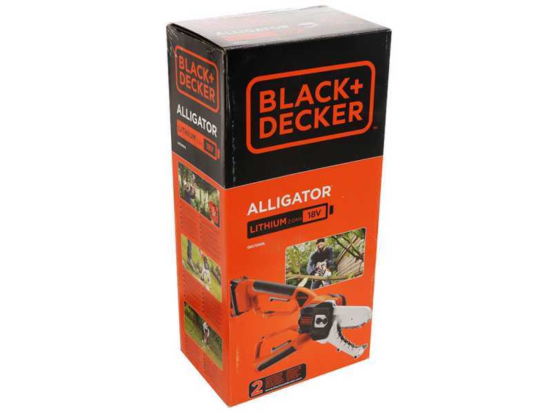 Black&amp;Decker Alligator GKC1000L - Potatore manuale a batteria - Batteria 18V 2Ah