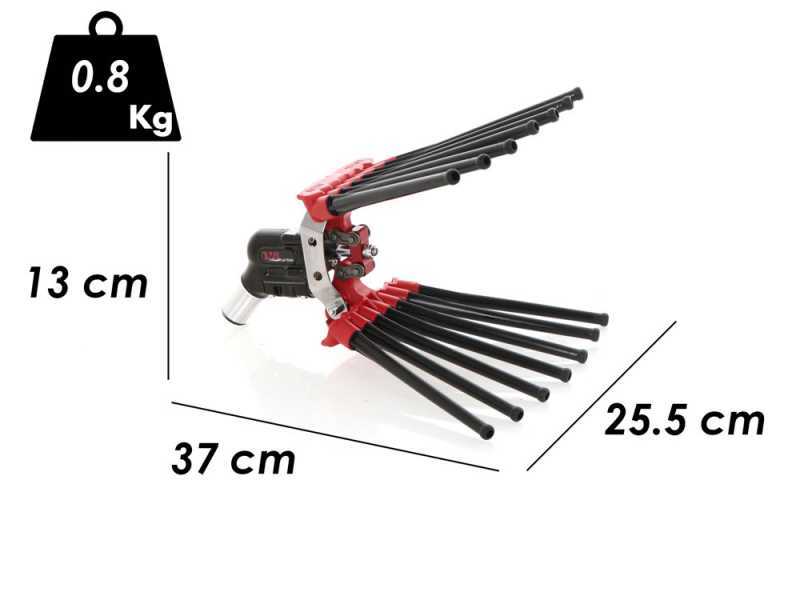 Lisam V8 Turbo - Abbacchiatore pneumatico - scuotiolive - 6 bar - 1800 battiti al minuto