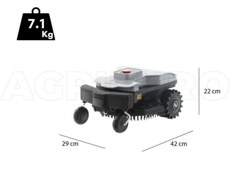 Wiper IKE XH6 - Robot rasaerba - Controllo tramite APP - Superficie massima consigliata 600 m2