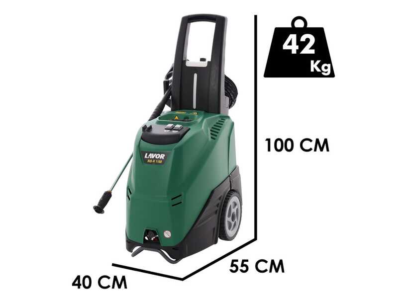 Lavor RIO-R 1108 - Idropulitrice ad acqua calda Lavorwash - 145 bar - 450 l/h