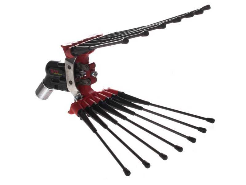 Lisam V8 Carbon - Abbacchiatore pneumatico - scuotiolive 6 bar - 1800 battiti al minuto