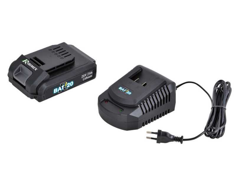 Ribimex PRBAT20-S - Soffiatore a batteria 20V 2Ah