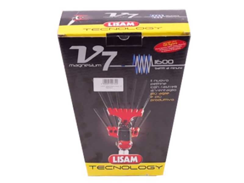 Lisam V7 Magnesium - Abbacchiatore pneumatico - scuotiolive - 6 bar - 1600 battiti al minuto
