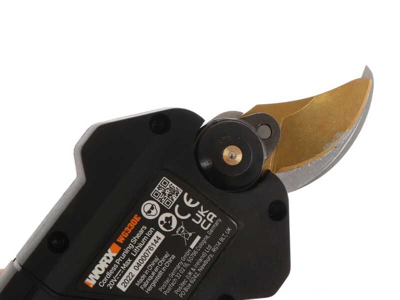 Troncarami A Batteria WORX Nitro WG330E - Motore Brushless, Lama Titanio, Taglio Fino A 25mm, Batteria 2Ah Inclusa - Foto 9