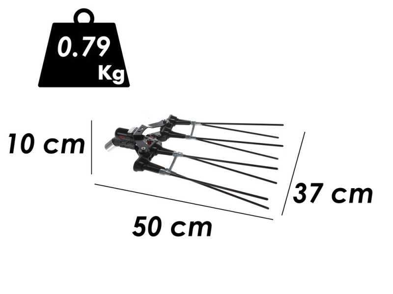 Lisam R8 Carbon - Abbacchiatore pneumatico - scuotiolive 6 bar - 1700 battiti al minuto