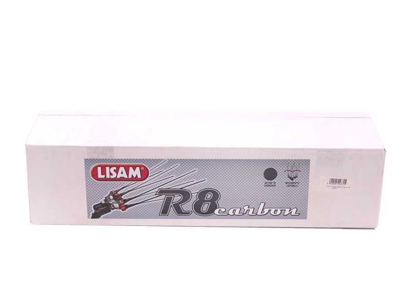 Lisam R8 Carbon - Abbacchiatore pneumatico - scuotiolive 6 bar - 1700 battiti al minuto